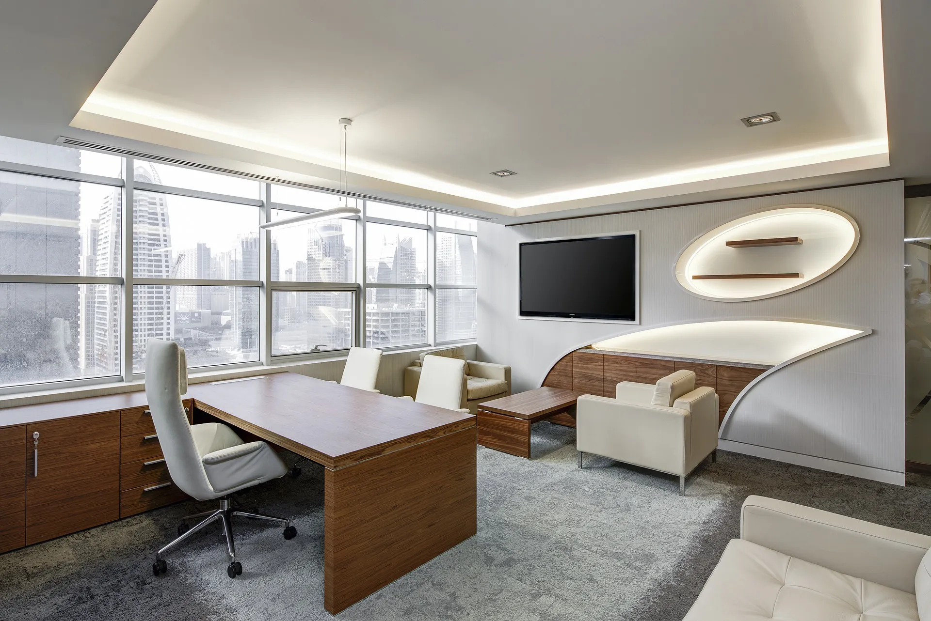 Corporate office lobby