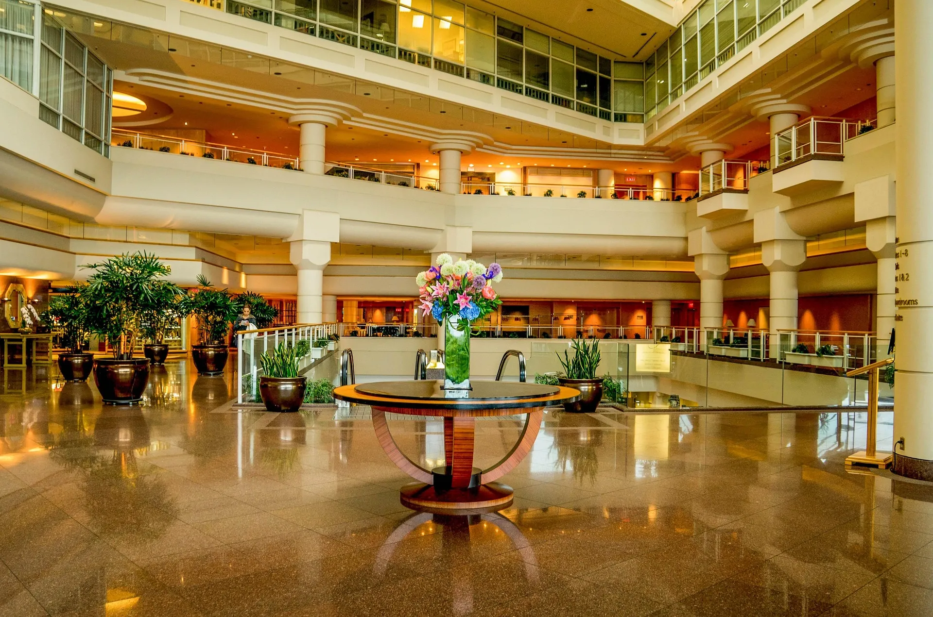 Hotel lobby